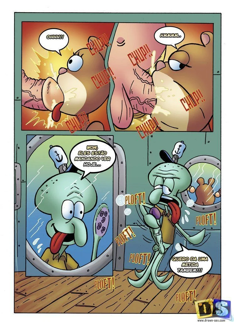 Bob Esponja pornô quadrinhos de sexo gratis