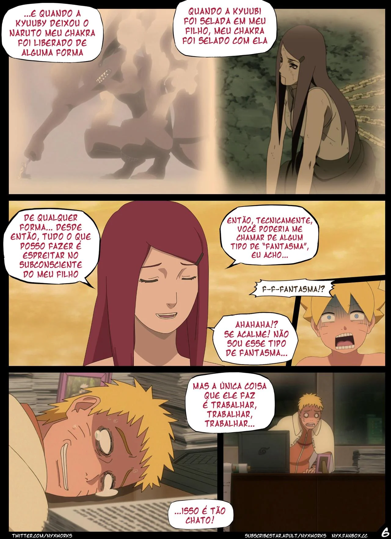Boruto conhece Kushina