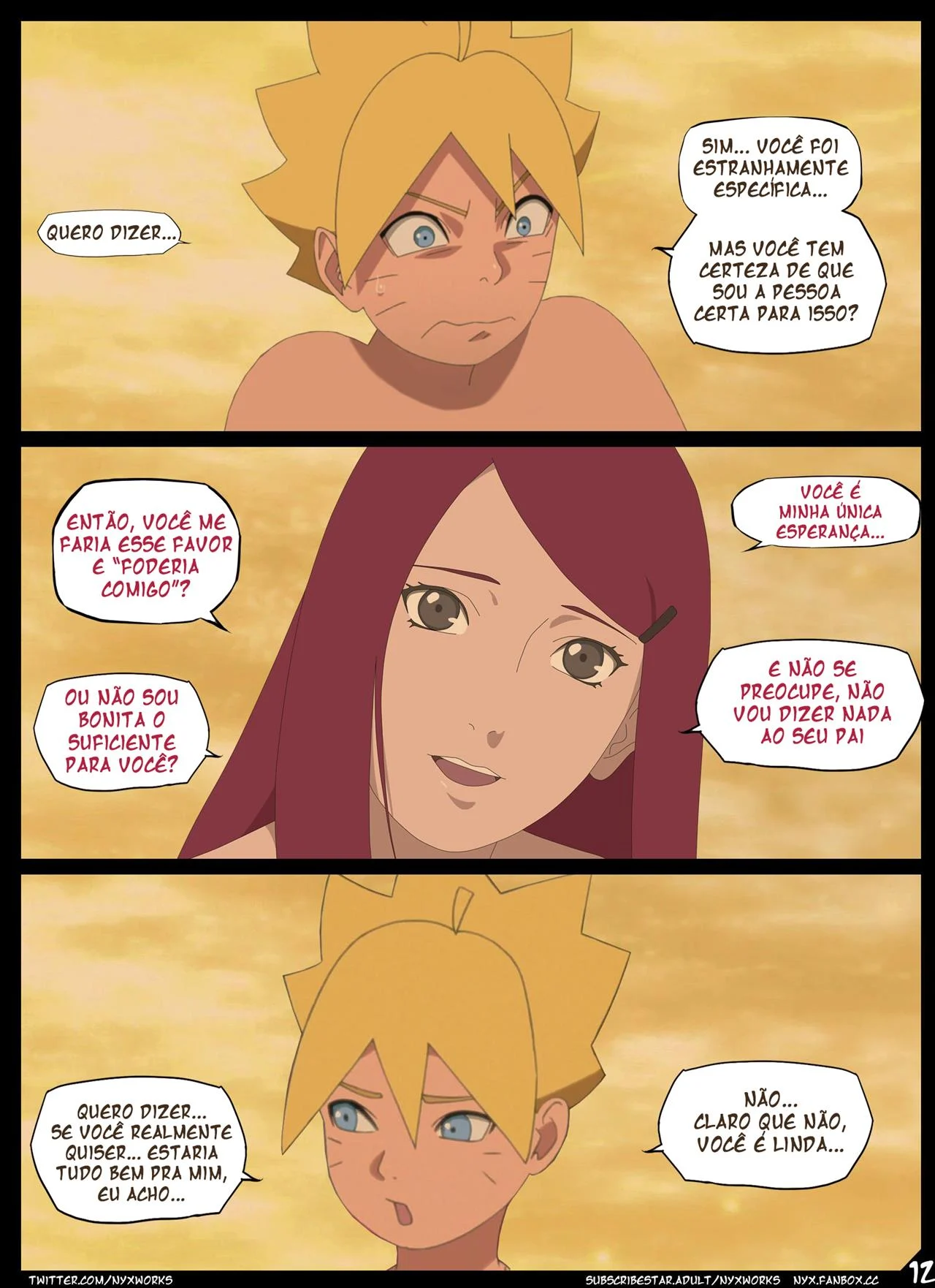 Boruto conhece Kushina