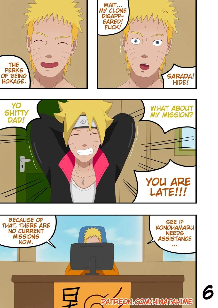 Boruto gozando na buceta da mãe