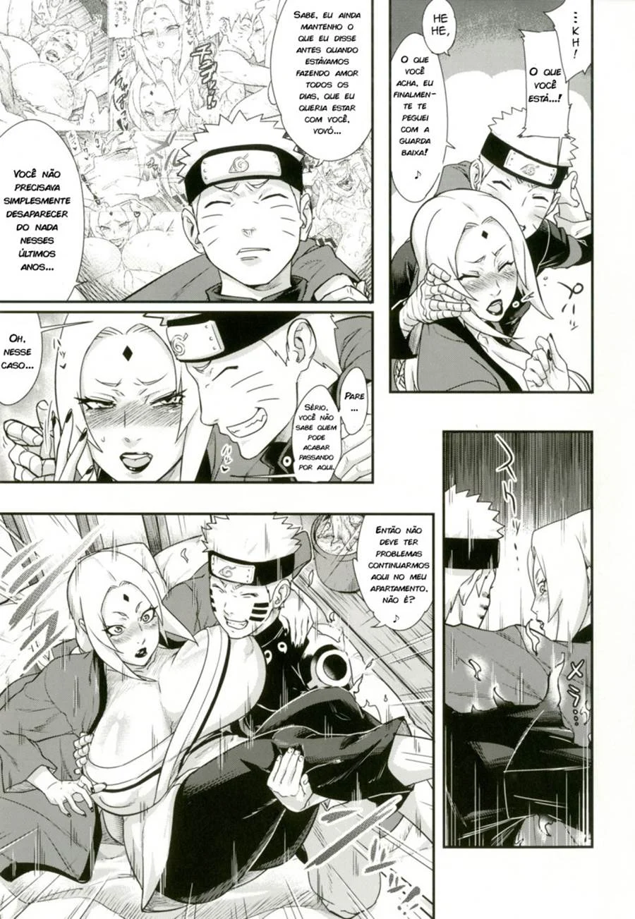 Buceta molhada da Tsunade bêbada