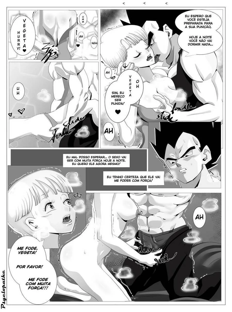 Bulma e Vegeta transando