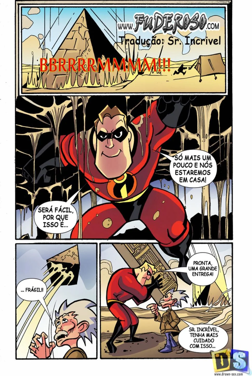 Cartoon porn comics Os Incríveis