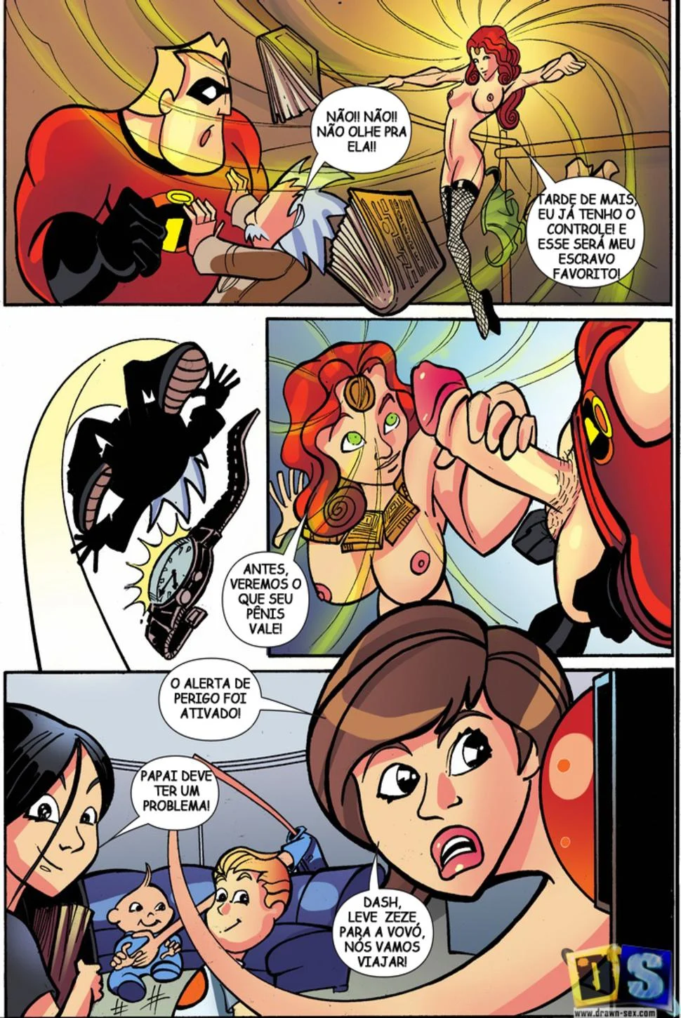 Cartoon porn comics Os Incríveis