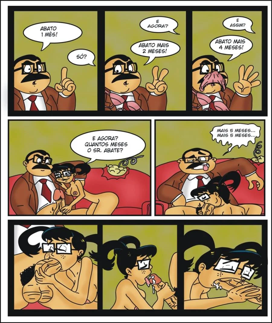 Chavinho 1 – Seu Barriga comendo a Chiquinha