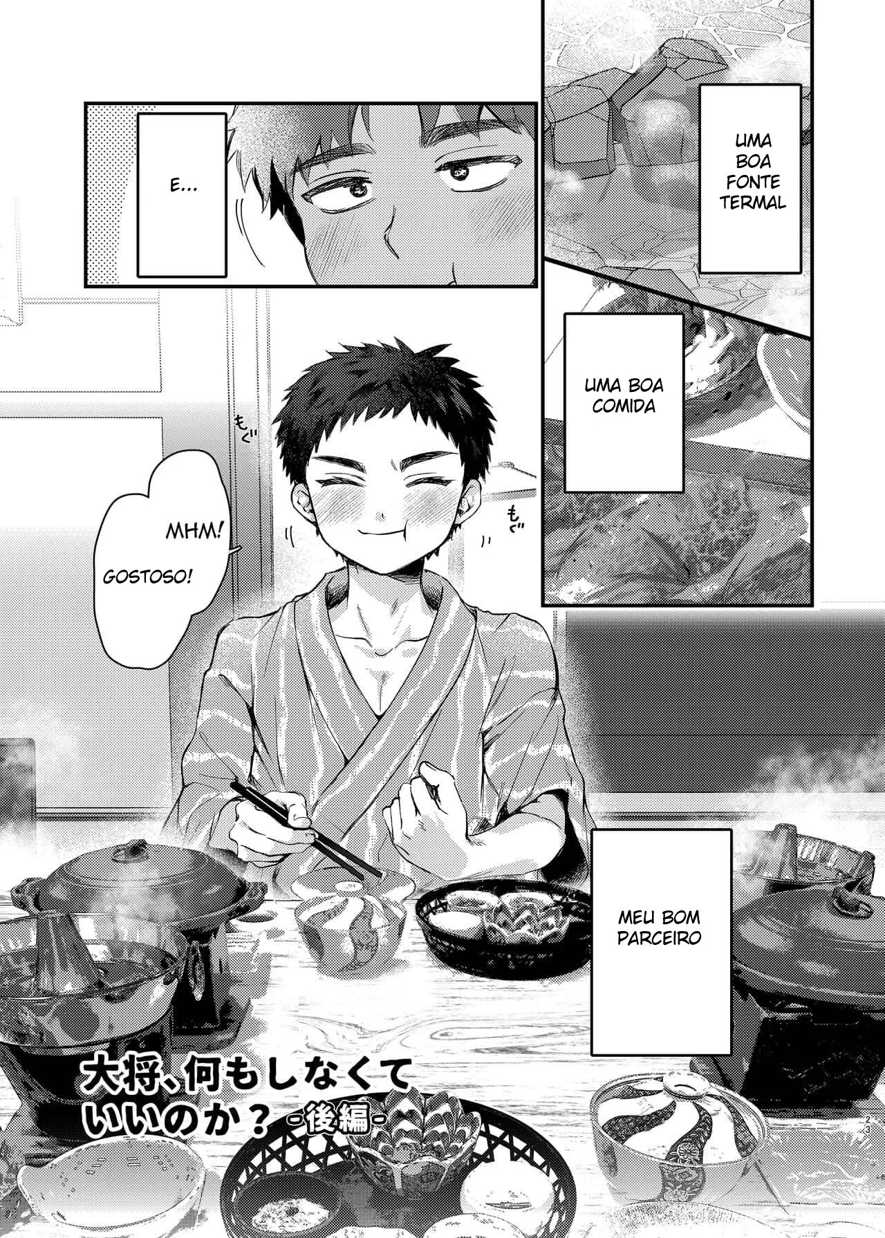 Chefe, Não Vamos Ir Além Disso?