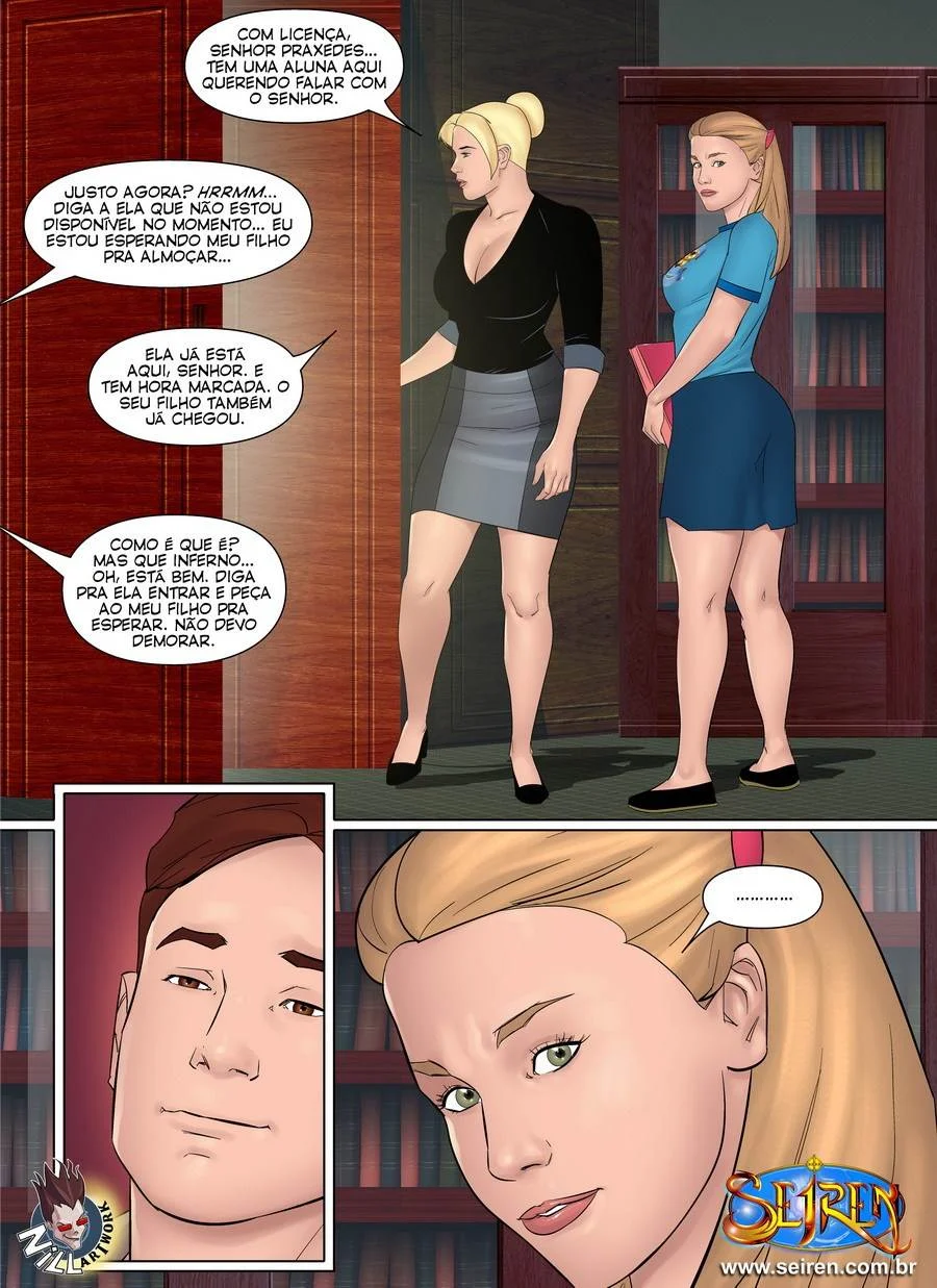 Colegiais capítulo 03 – Sexo anal com mãe do aluno