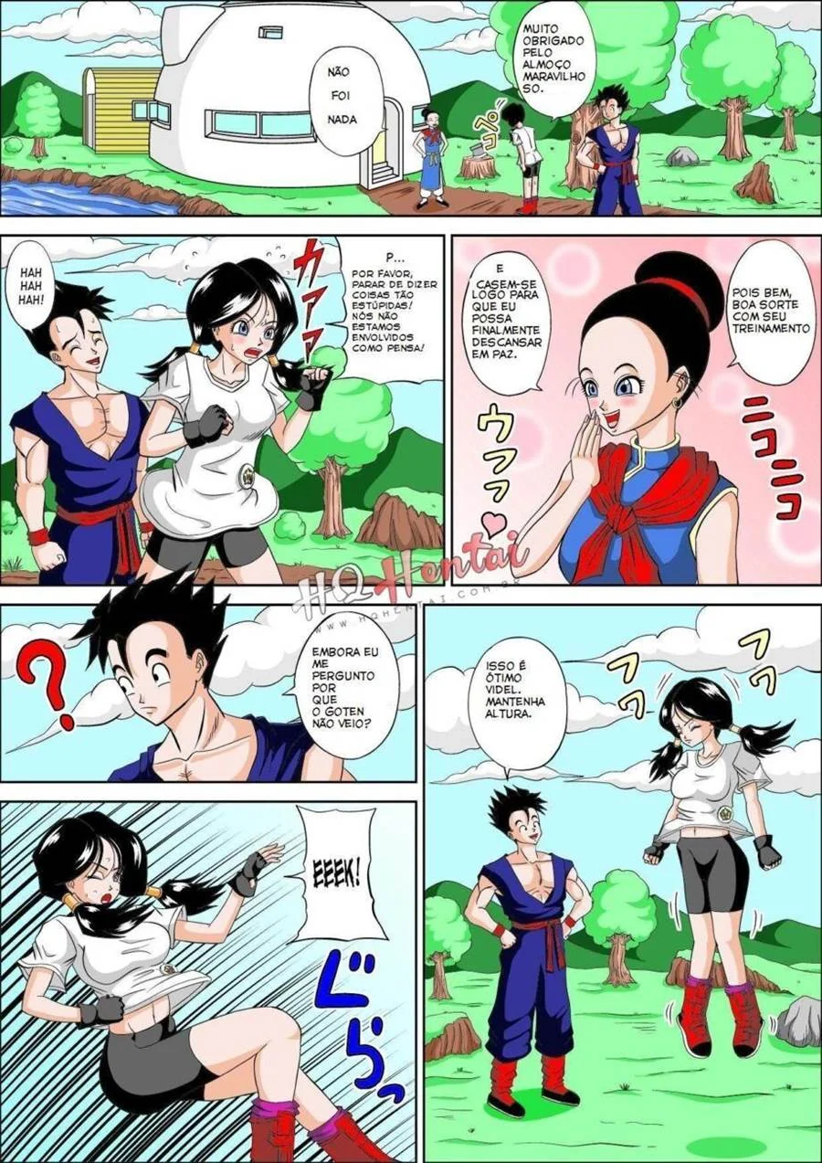 Comendo Videl e a Bulma