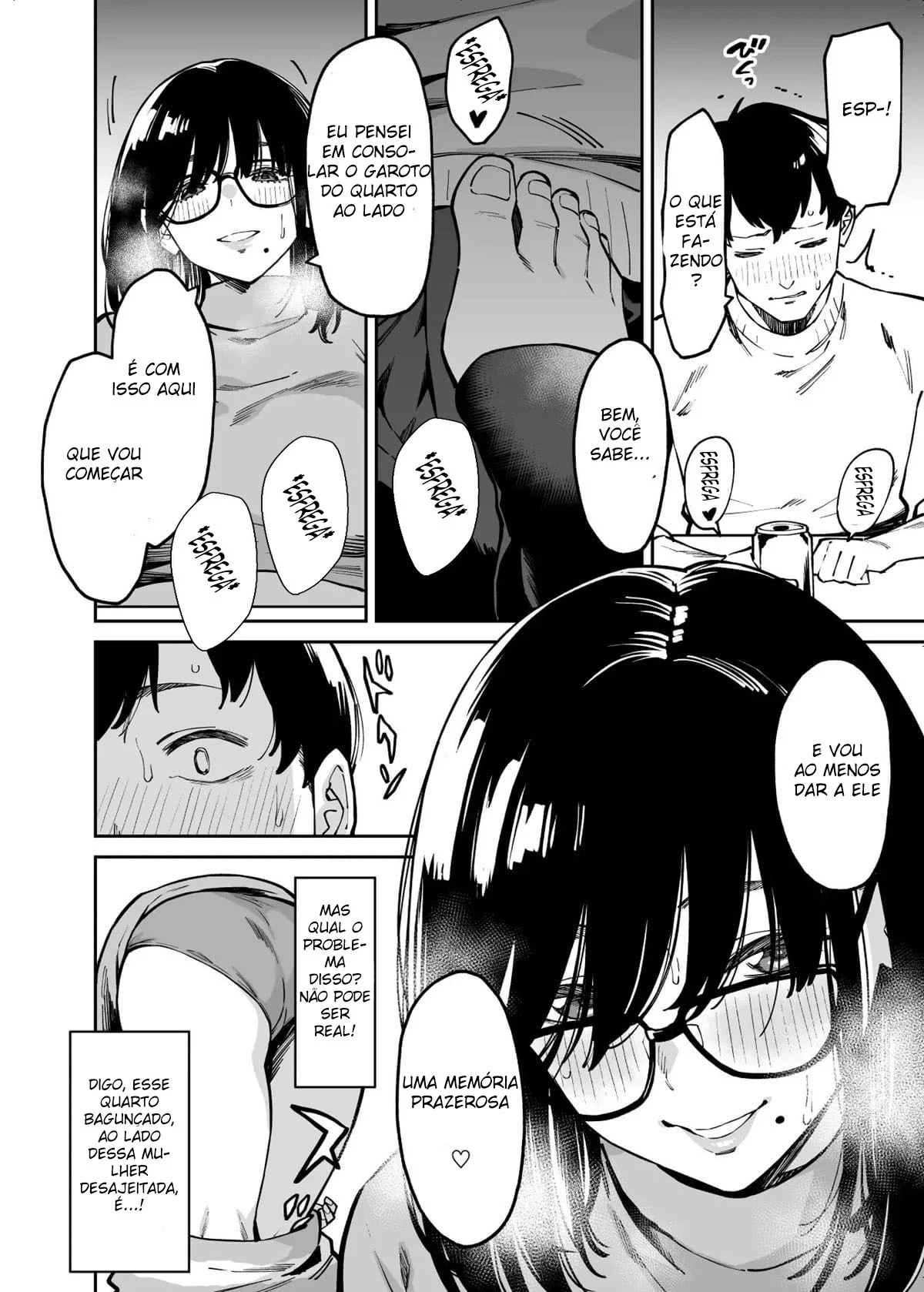 Comfortado pela Garota Desajeitada da Porta ao Lado