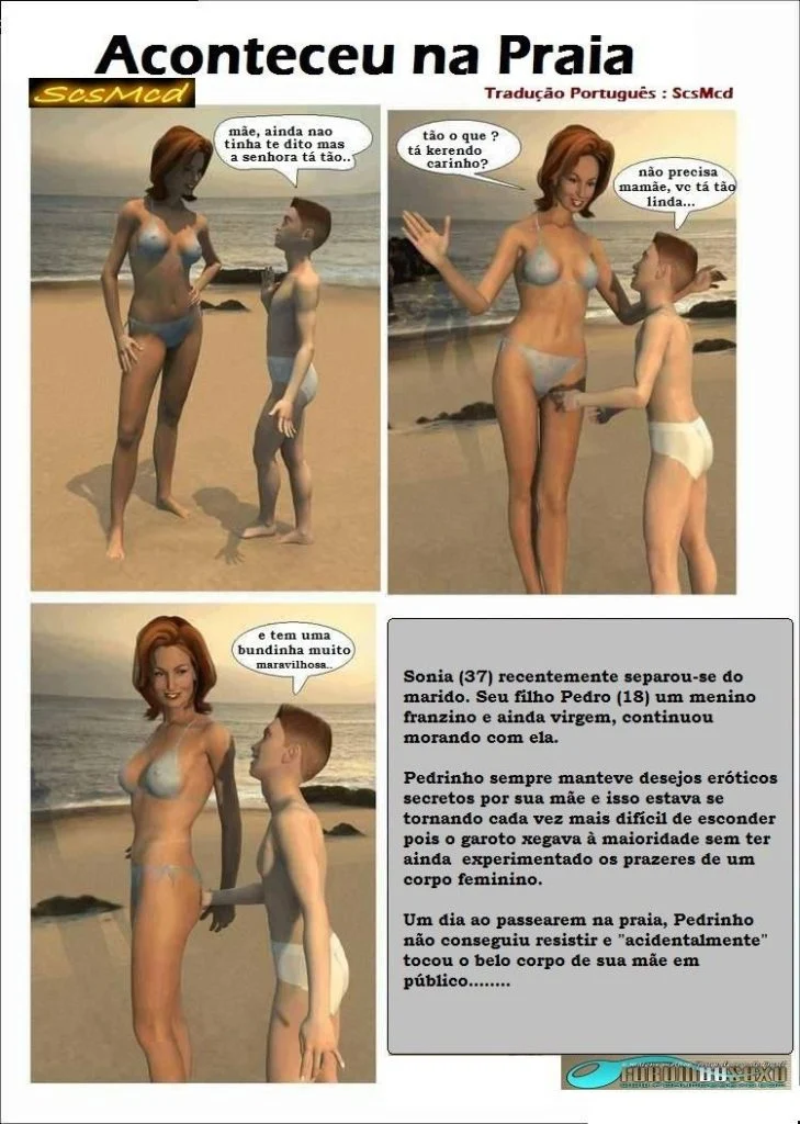 3D Quadrinhos Porno Mãe Tirando A Virgindade Do Filho