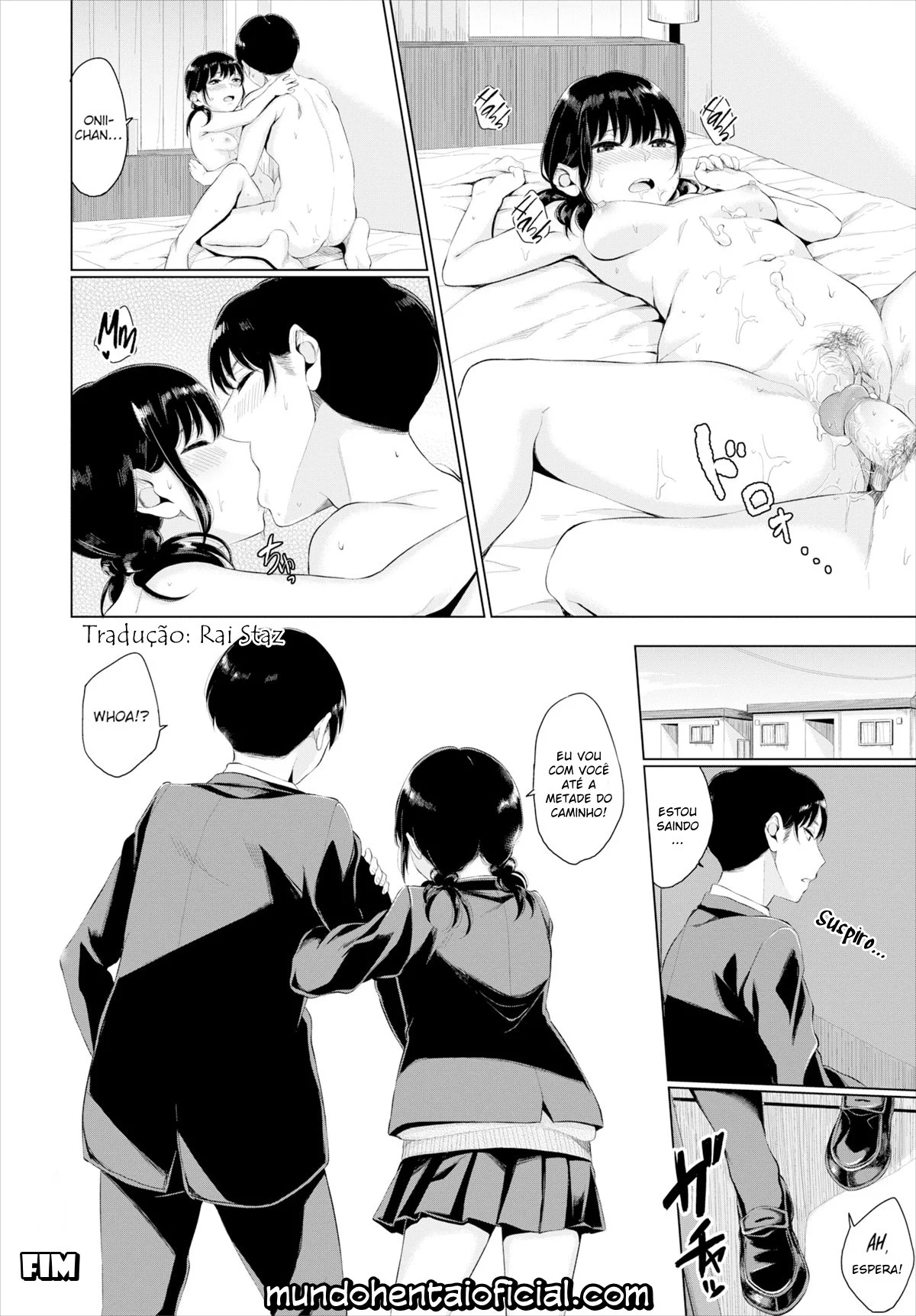 Animes manga Hentai de incesto: Comendo a irmãzinha