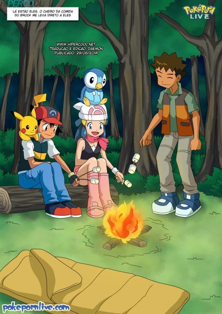 Comendo a Misty no matagal