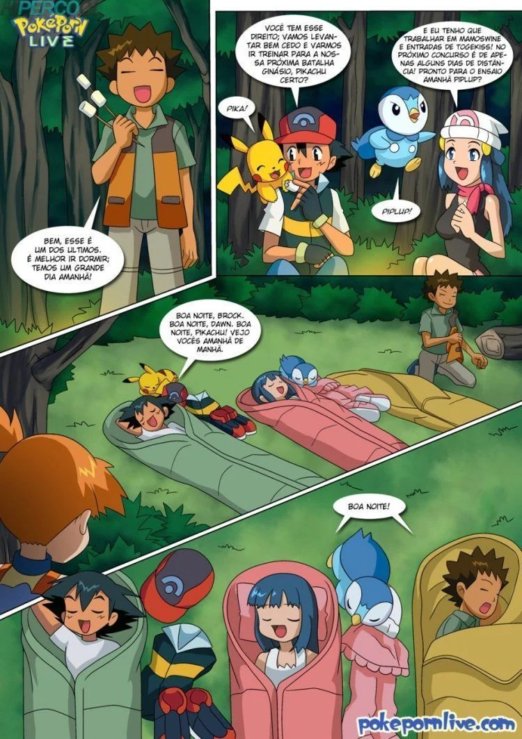 Comendo a Misty no matagal