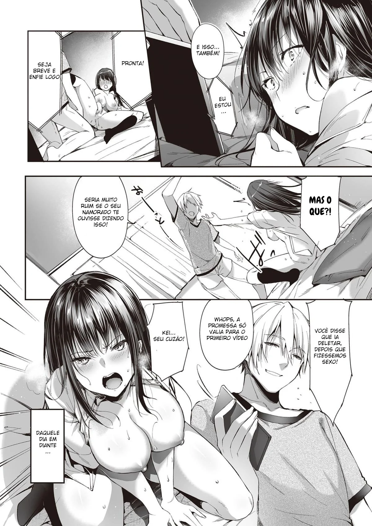 Chantageando a novinha gostosa